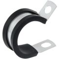 Quickcable EPDM SS Cable Clamp, 1/4", PK100 504421-100